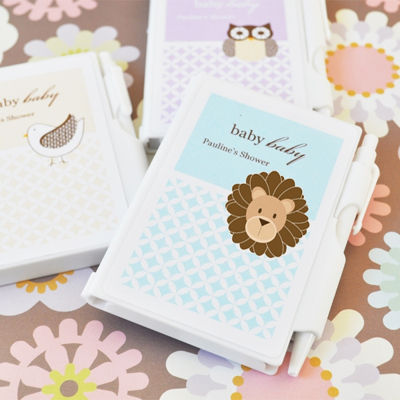 Elephant Wedding Favors on Wedding Favors   Baby Animals Personalized Notebook Favors From Favors