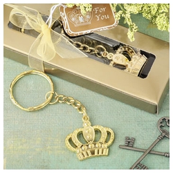 Gold Crown Key Chain