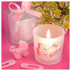 Baby Girl Themed Candle