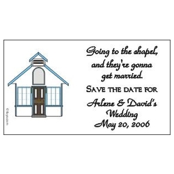 Save the Date Magnets Chapel Design