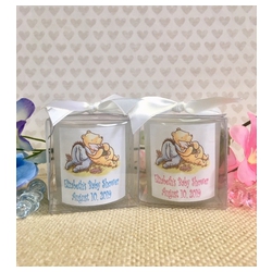Personalized Classic or Baby Winnie the Pooh Candles (3 Colors)