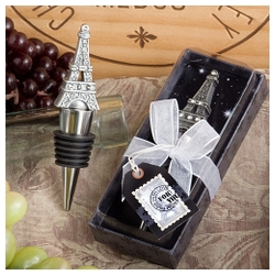 From Paris with Love Collection Eiffel Tower Wine Bottle Stopper Favors