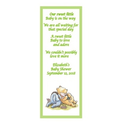 Personalized Classic Pooh or Baby Pooh and friends Laminated Bookmark
