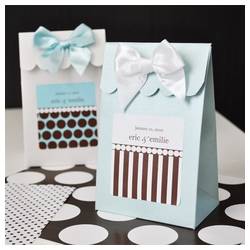 Sweet Shoppe Candy Buffet Boxes - Dots and Stripes (set of 12)