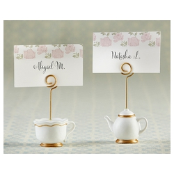 TEA TIME WHIMSY PLACE CARD HOLDER (SET OF 6)