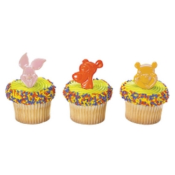 Winnie the Pooh & Friends Cupcake Rings Pkg. of 12