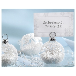 Snowflake design place card holders (Set of 6)