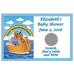 Personalized Noah's Ark Scratch Off Game (3 Colors)