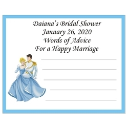 Personalized Cinderella Advice Card