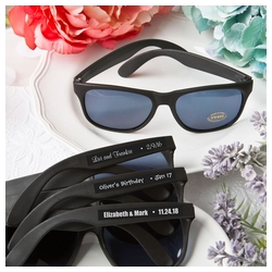 Black Personalized Sunglasses