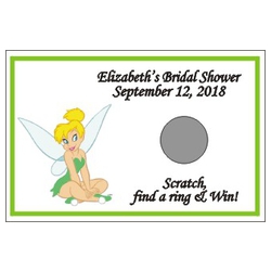 Personalized Tinkerbell Scratch Off Game (Set of 12)