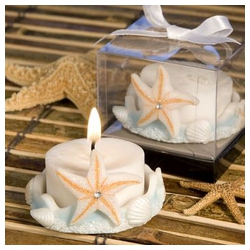 Starfish Design Favor Candle