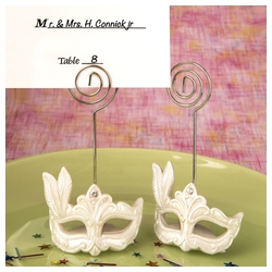 Masked Theme Placecard Holder