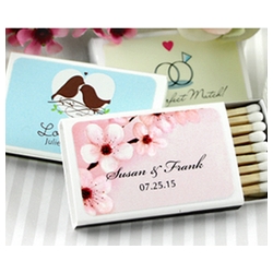 Personalized Matches - Set of 50 (White or Black Box)