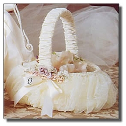 The Victorian Collection Flower Girl Basket (Style15)