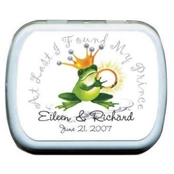 "Frog Prince" Wedding Personalized Mints