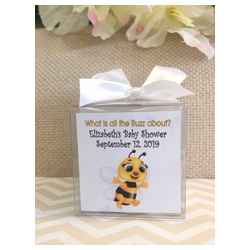 Personalized Baby Bee Candle (3 Colors)
