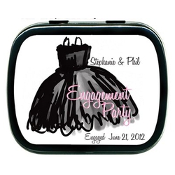 Little Black Dress Personalized Mints Or Candy - Event Choice
