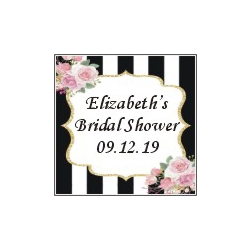 Personalized Kate Spade Bridal Shower Labels (set of 20)
