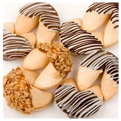 Classic Hand-Dipped Gourmet Chocolate Covered Fortune Cookies