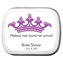 Crown Design Personalized Mints  or Candy  (Choice of Event)