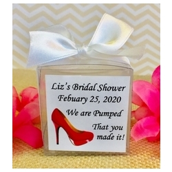 Personalized Bridal Shower Pump Candle