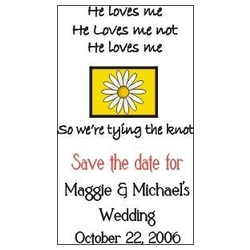 Save the Date Magnets Daisy Design